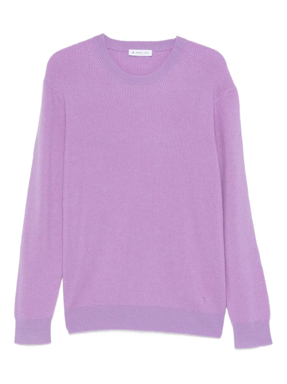 

Свитер из мериносовой шерсти с круглым вырезом Manuel Ritz, фиолетовый