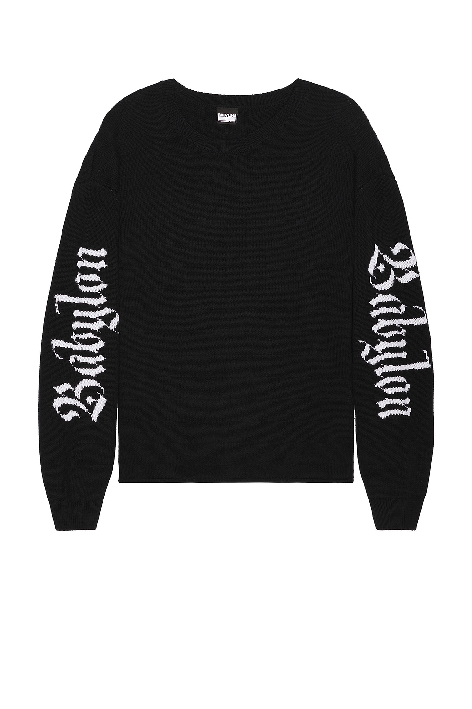 

Короткий трикотажный свитер Babylon, black