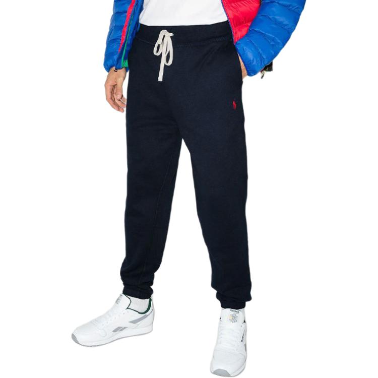 Спортивные брюки с завязками на поясе Polo Ralph Lauren, синий — фото 4