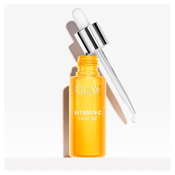Сыворотка Olay — Осветляющая для лица Regenerist Vitamin C + Aha 24 Sérum, 40 мл — фото 4