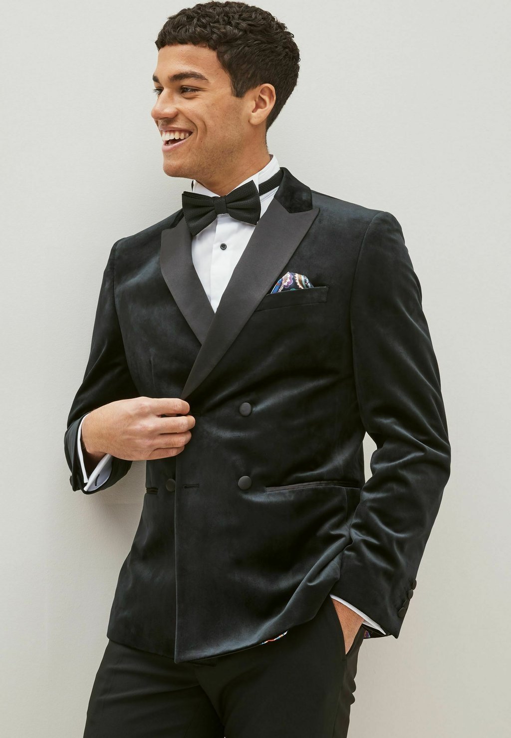 

Пиджак-блейзер SLIM FIT STANDARD Next, черный