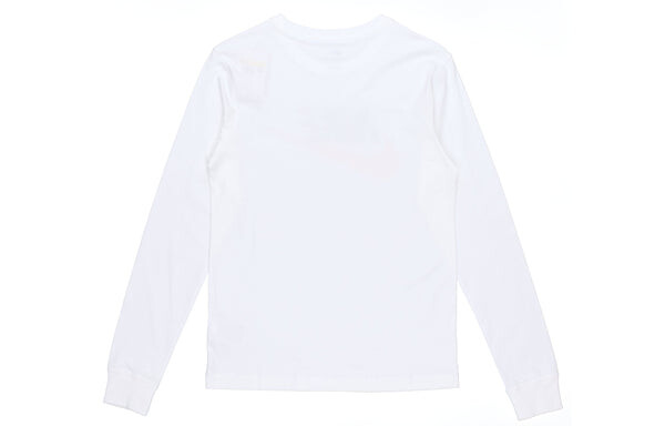 Футболка sportswear futura icon logo printed casual collar long sleeved male white Nike, белый — фото 2