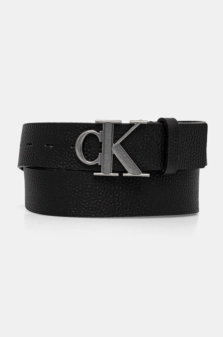

Кожаный ремень Calvin Klein Jeans, черный