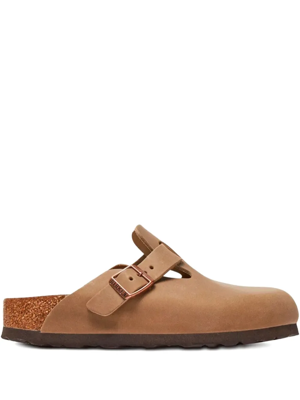

Клоги с пряжками BIRKENSTOCK, коричневый