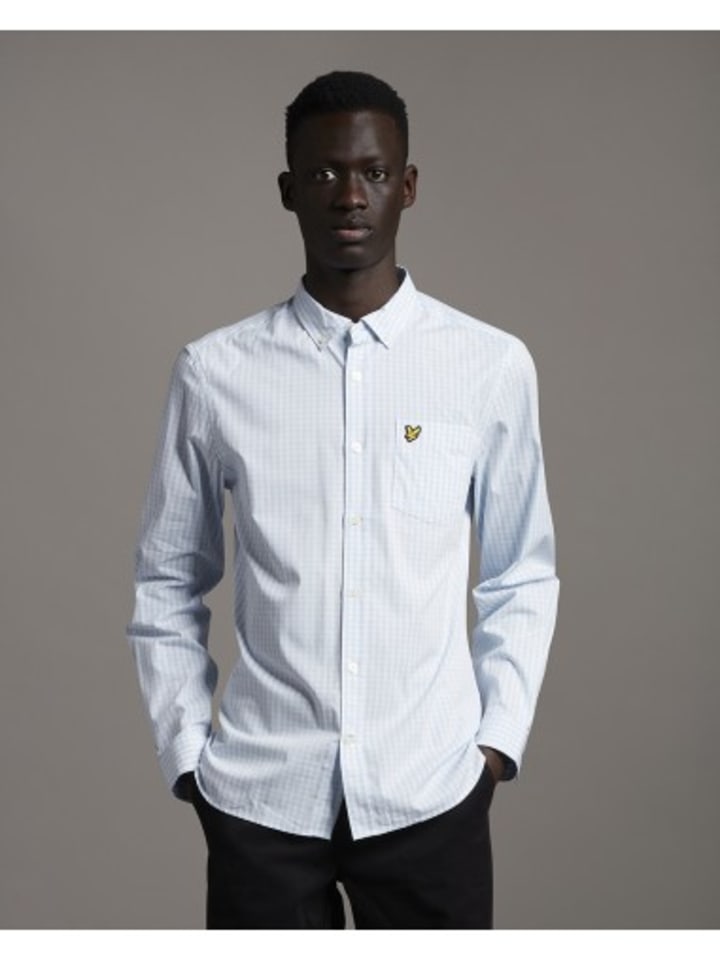 

Рубашка Lyle & Scott, синий