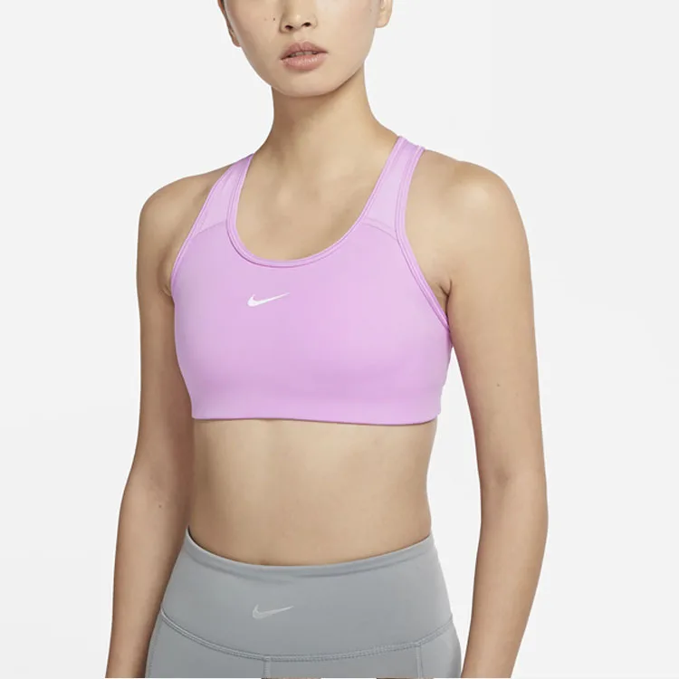 Swoosh Light Support женский спортивный топ без мягких чашек Nike, yang zhang розовый — фото 4