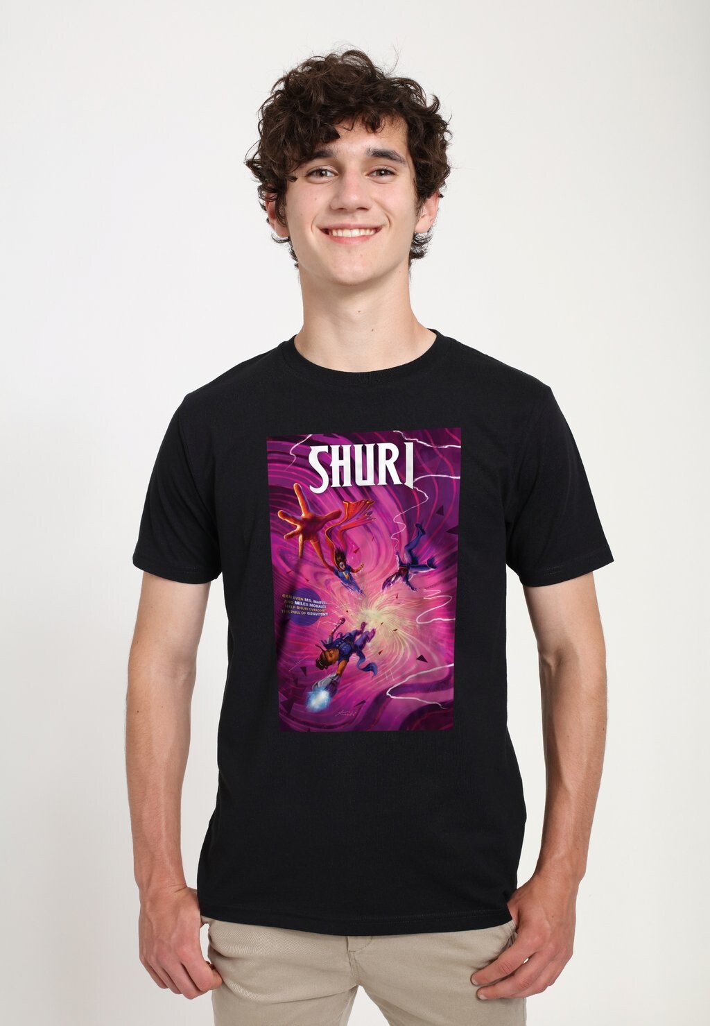 

Футболка с принтом MARVEL SHURI Marvel, черный