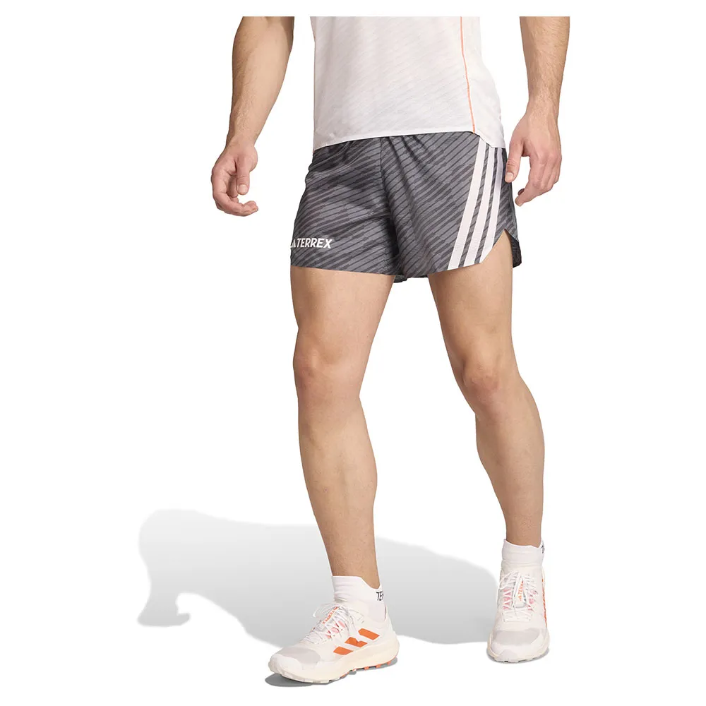 

Шорты adidas Terrex Techrock Allover Print, серый