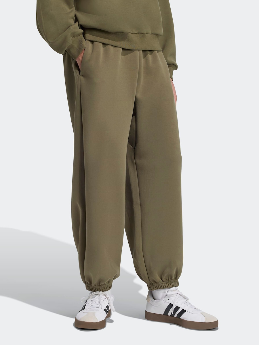 Зауженные спортивные брюки ADIDAS SPORTSWEAR Soft Luxe, хаки — фото 2