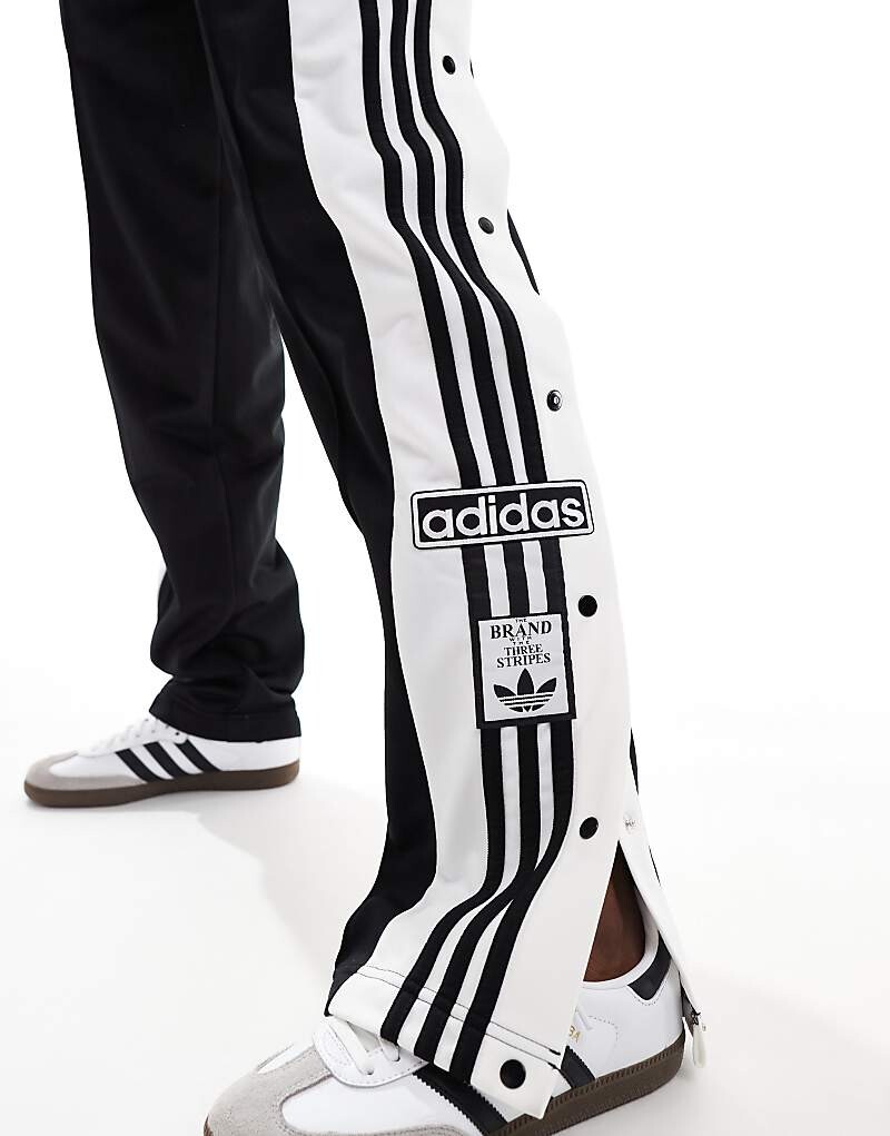 adidas Originals – adibreak – Черные брюки на кнопках — фото 2