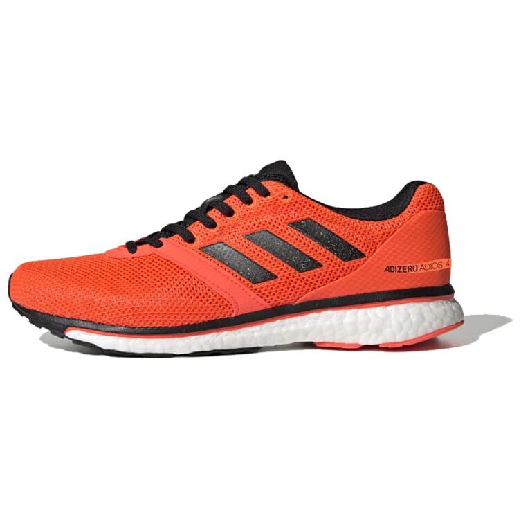 

Кроссовки Adizero Adios 4 мужские низкие оранжево-черные Adidas
