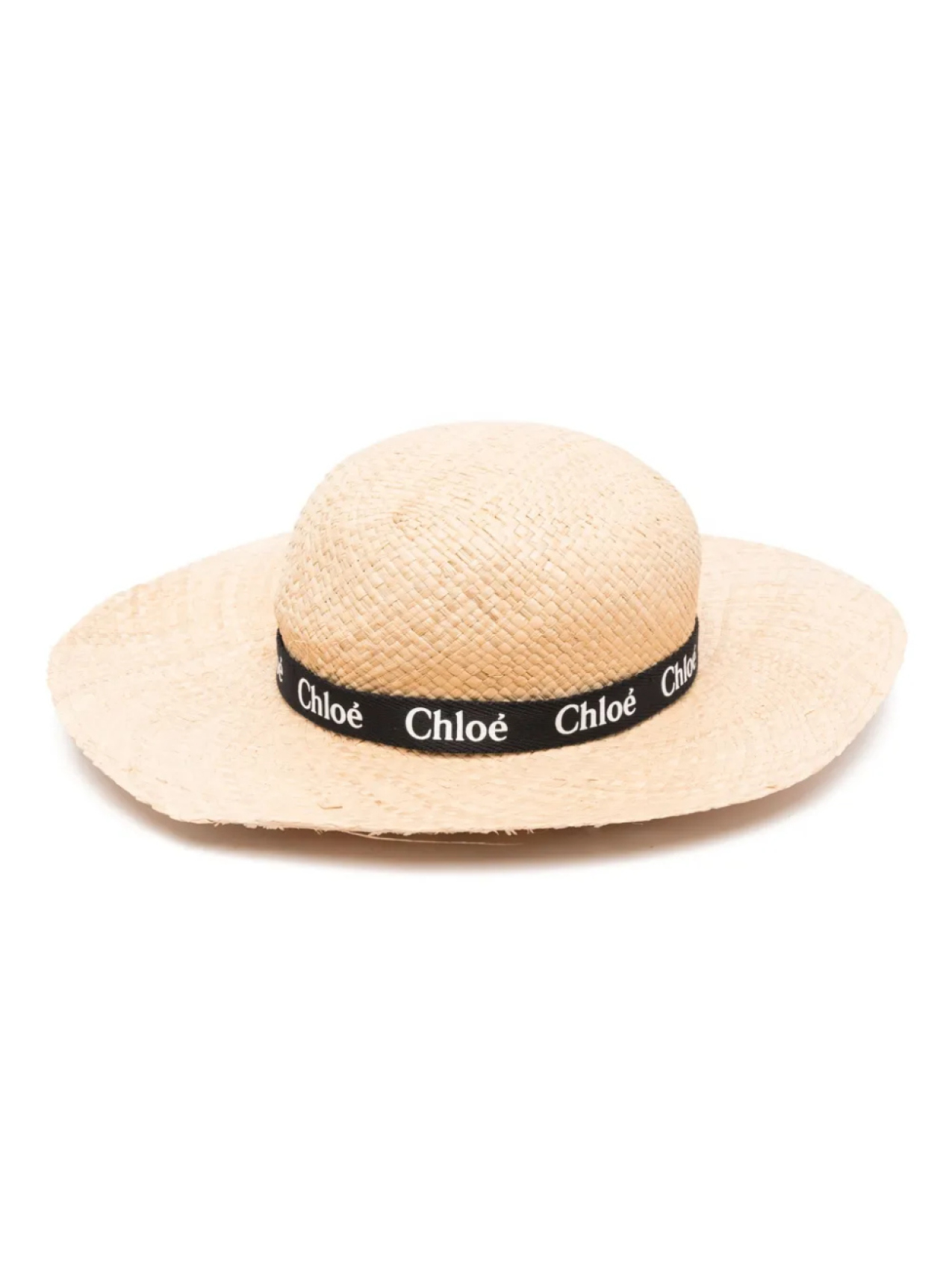 

Chloé Kids шапка с логотипом и лентой, нейтральный