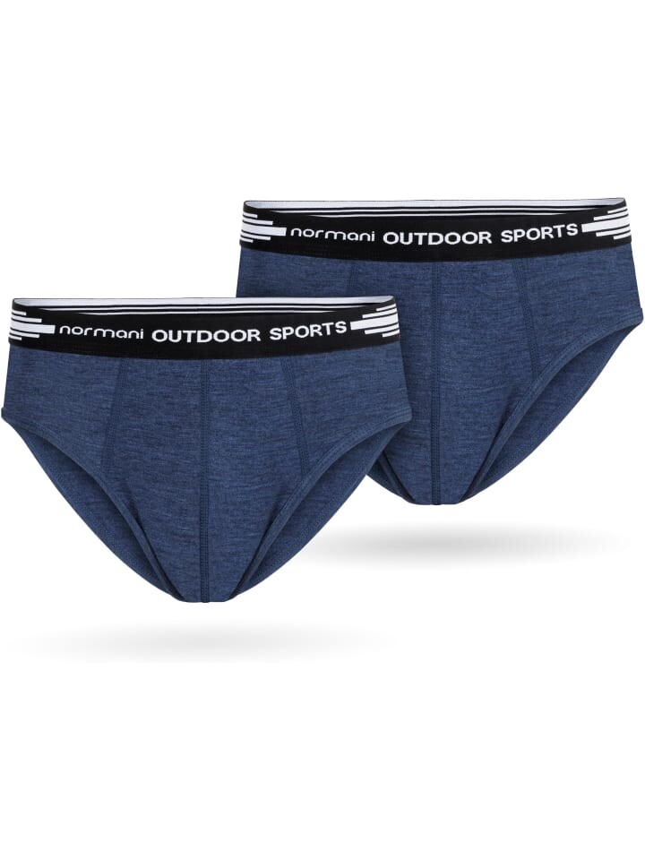 

Трусы Normani Outdoor Sports 2er Pack Herren Merino Slip, темно-синий