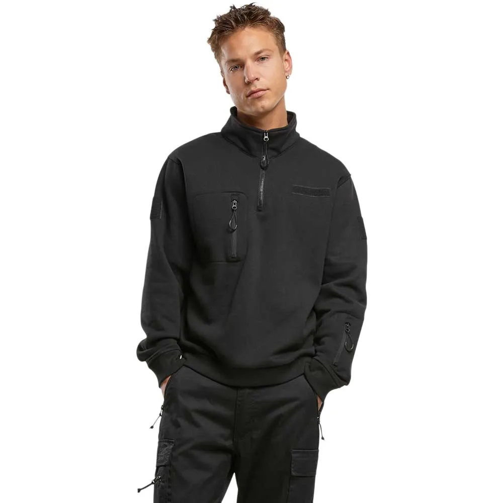 

Толстовка Brandit Tactical half zip, черный