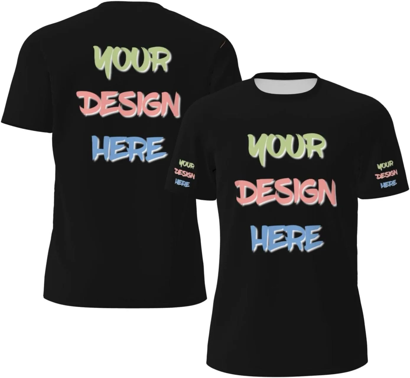 

Футболка Custom для мужчин с 4-сторонней печатью