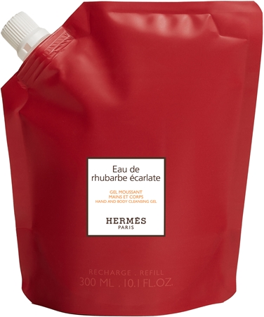 

Очищающий гель для рук и тела HERMÈS Le Bain Eau de rhubarbe écarlate, unisex 300 ml