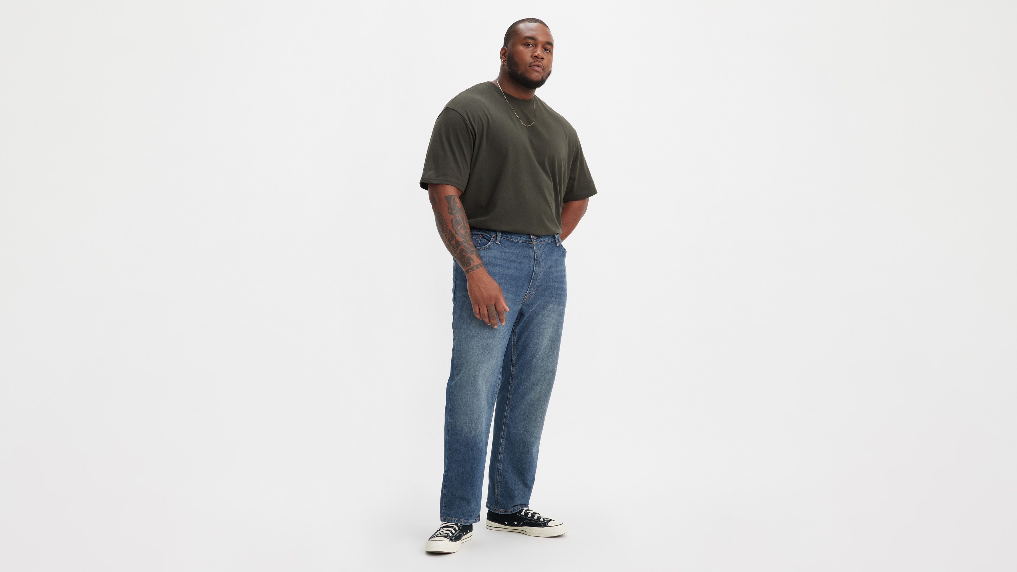 

541 Спортивные зауженные мужские джинсы (для больших и высоких) Levi's, цвет Future Self - Dark Wash - Stretch