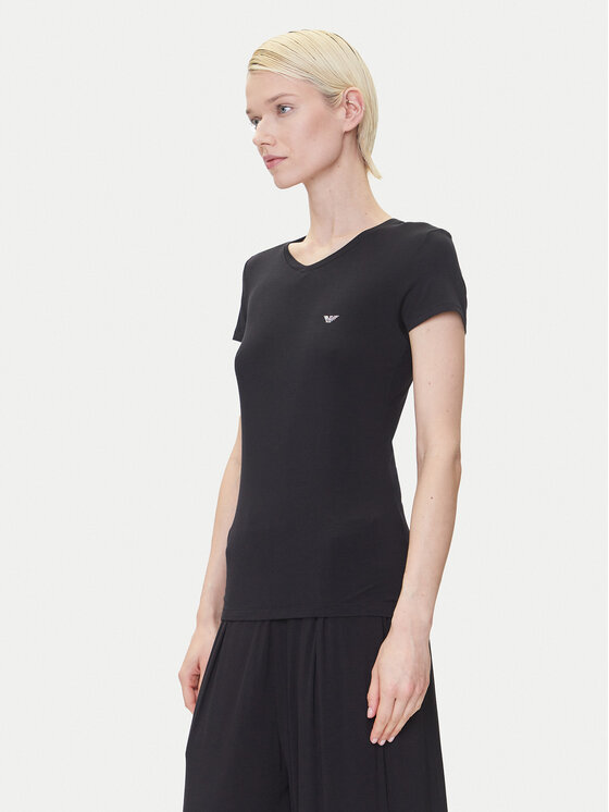

Футболка обычного кроя EW000409 AF10889 UC001 Emporio Armani Underwear, черный