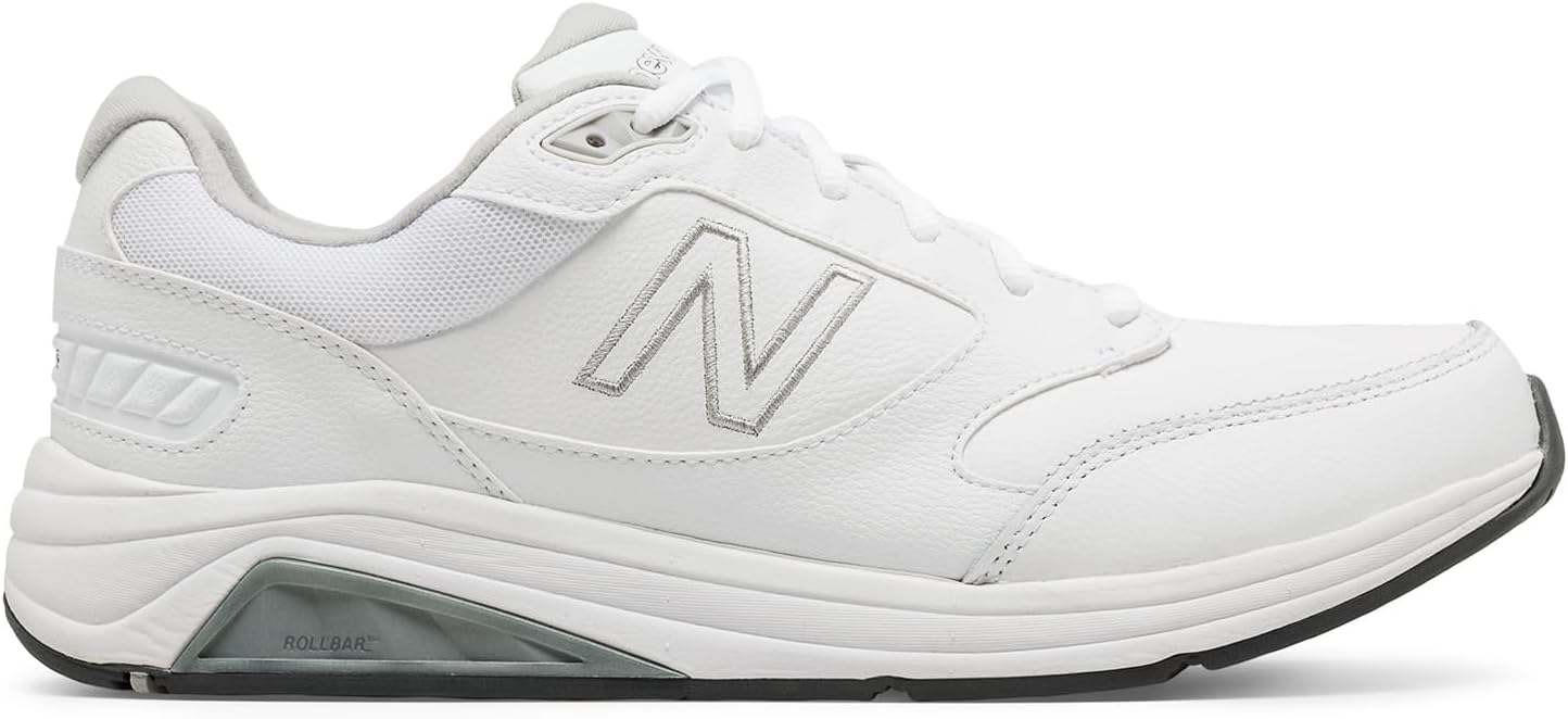 Мужские замшевые кроссовки для ходьбы New Balance 928v3, белый — фото 2