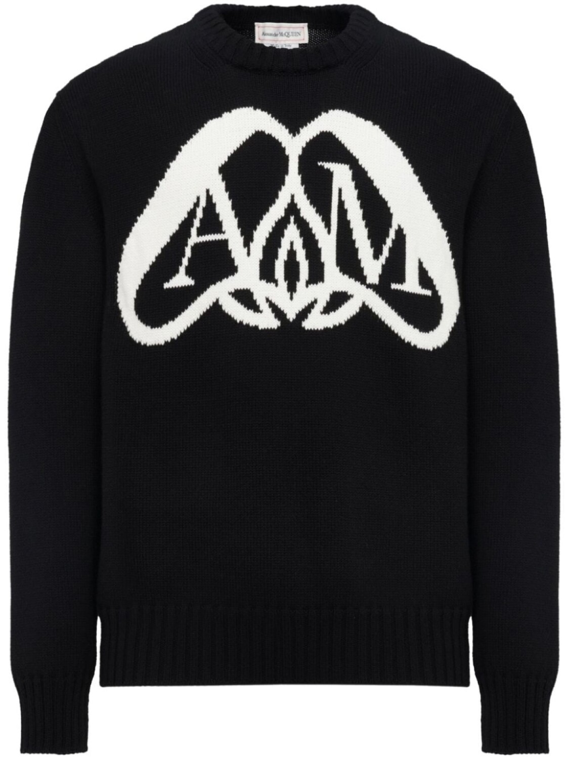 

Alexander McQueen джемпер с логотипом Seal, черный