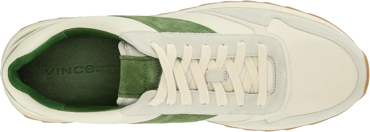 

Кроссовки Vince Mens Edric на шнуровке, белый