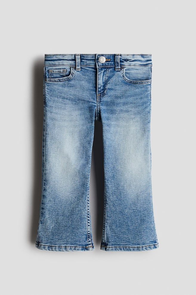

Укороченные расклешенные джинсы H&M, синий