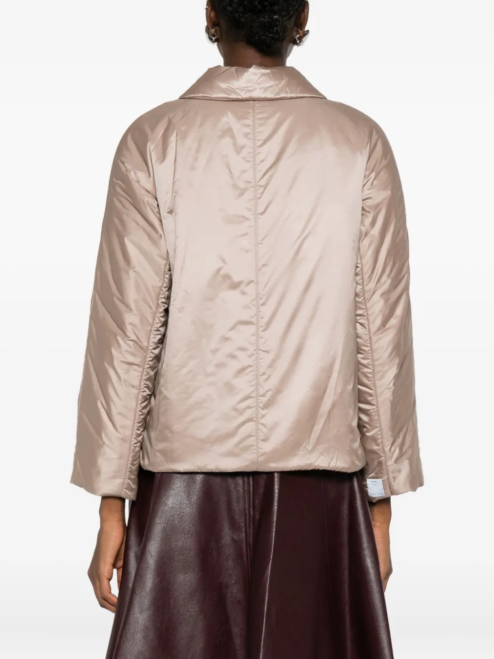 Стеганая утепленная куртка Max Mara, нейтральный — фото 4