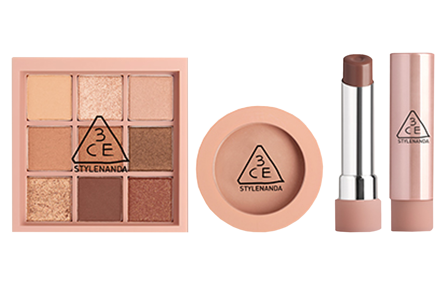 

Тени для век, румяна и помада наборы для макияжа легко растушевываются естественное контурирование 3CE