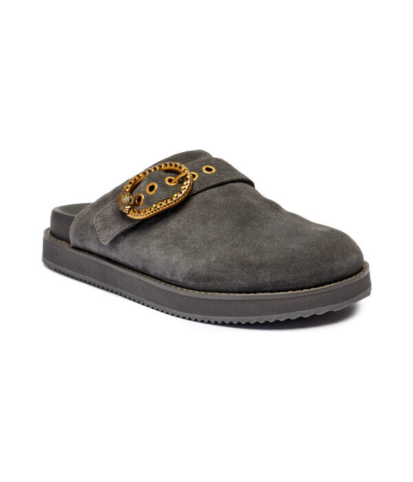 Тапочки кожаные Kurt Geiger Mayfair, серый