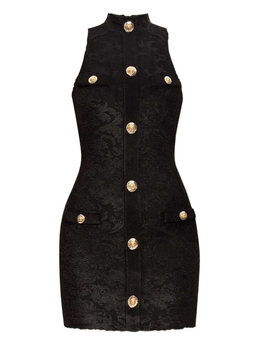 

Платье мини Baroque Bouclette BALMAIN, черный
