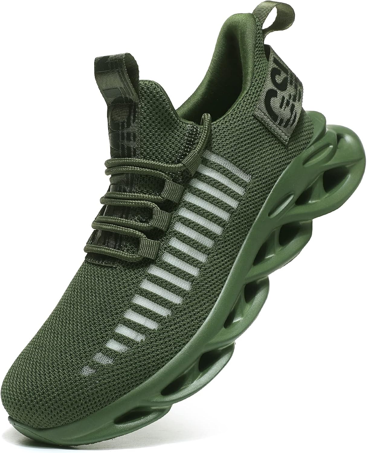 

Мужские кроссовки Jakcuz для бега, модные кеды, легкие, много цветов, для фитнеса, зеленый