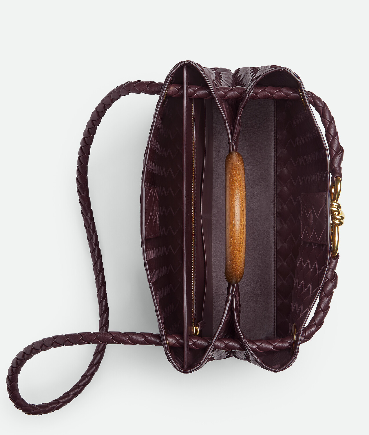 Andiamo BOTTEGA VENETA, темный бароло — фото 3