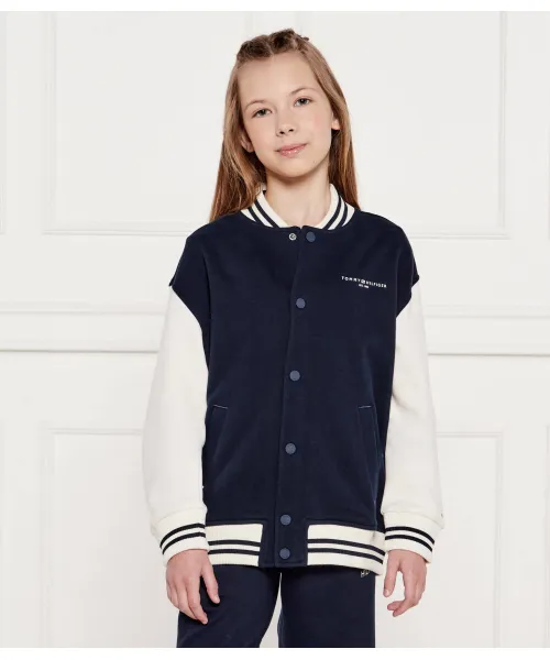 

Бомбер Oversize fit Tommy Hilfiger, синий