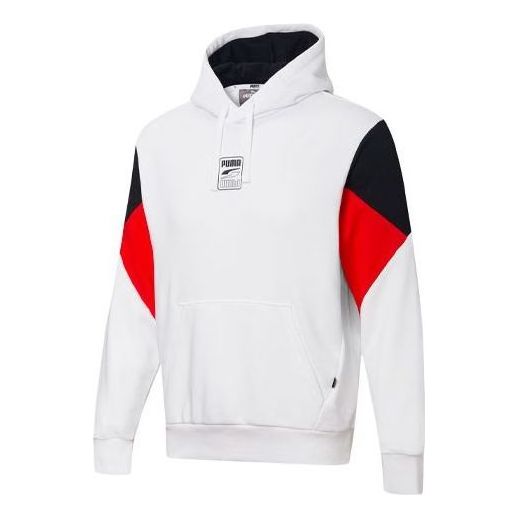 

Толстовка hummer rebel hoodie 'white black red' Puma, белый