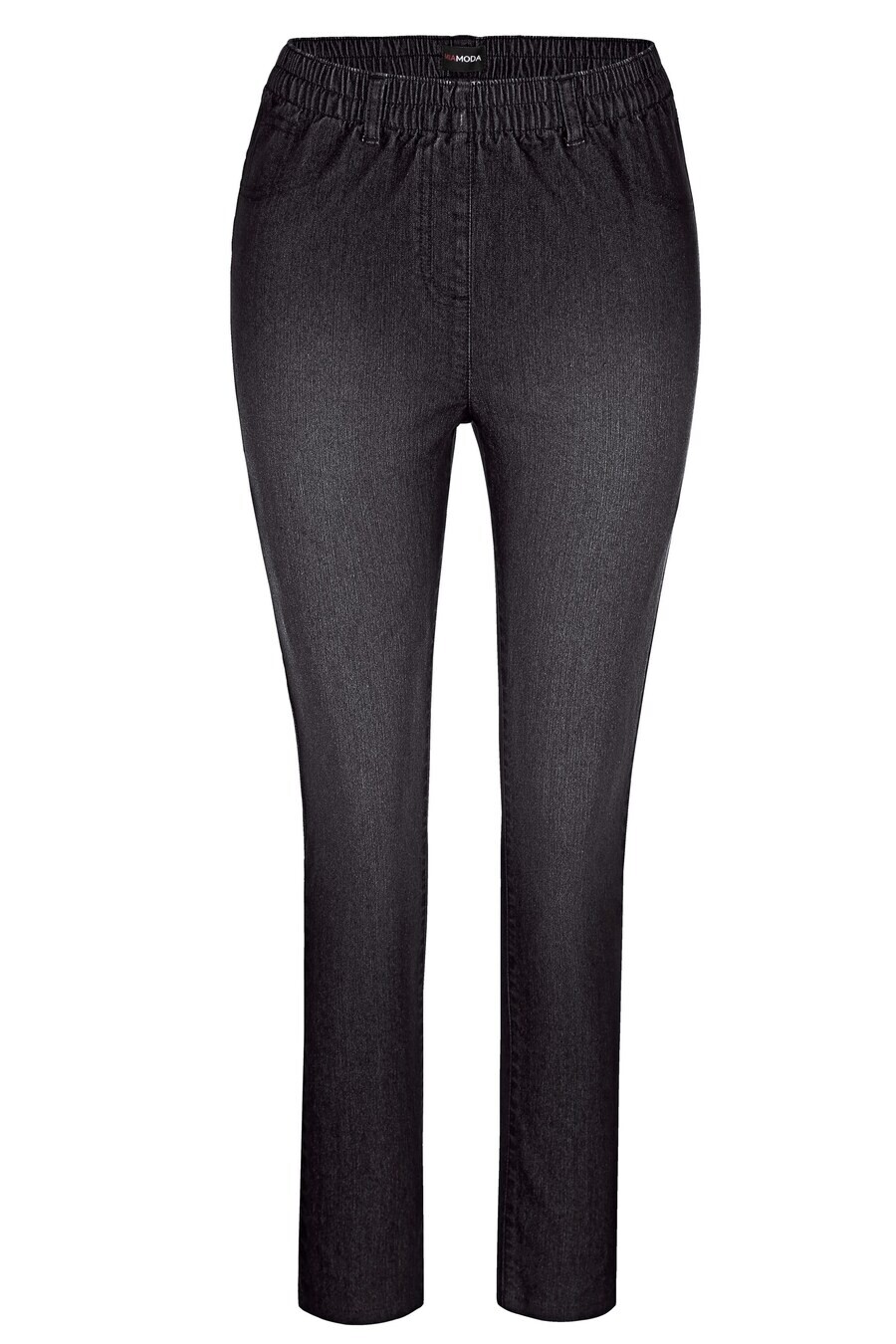

Тканевые брюки MIAMODA Skinny Pants, черный деним