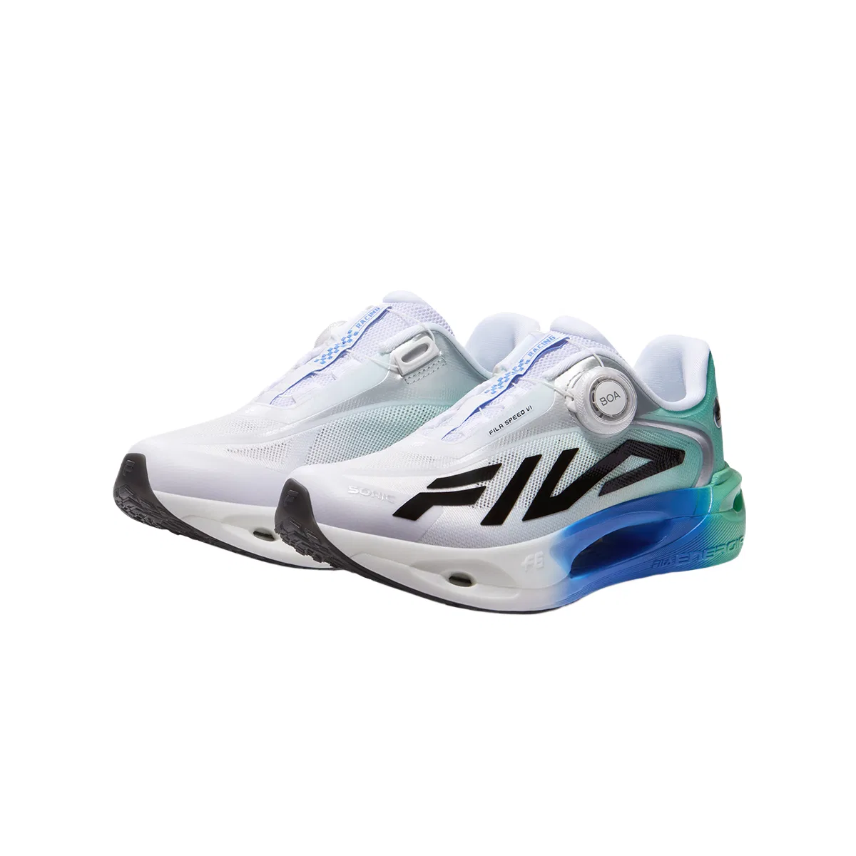Кроссовки для бега детские FILA KIDS White/Spring Bud Green — фото 3