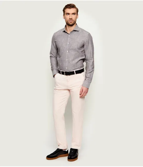 Брюки чинос slim fit Boss Orange, розовый — фото 2