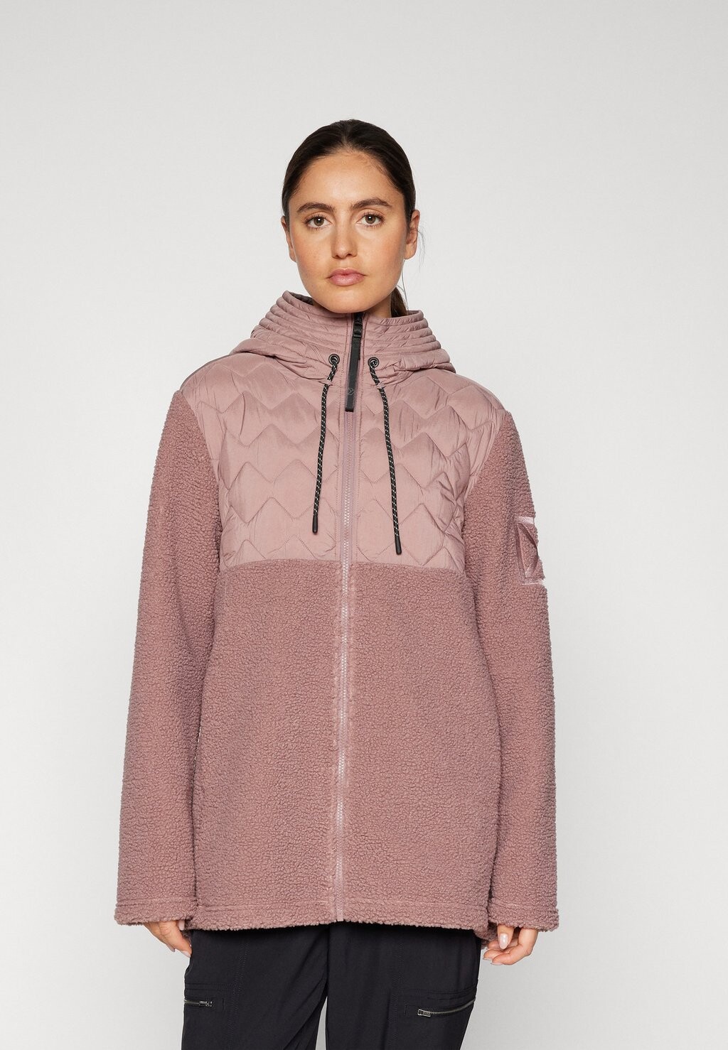 

Флисовая куртка BIBI WNS FULLZIP Didriksons, розовый