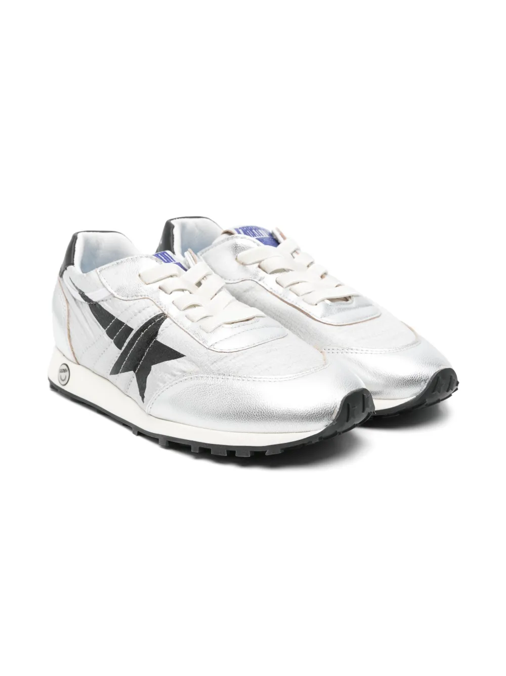 

Кроссовки Running Marathon Golden Goose Kids, серебряный