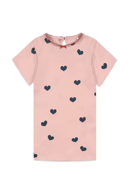 Платье хлопковое DREY SS DRESS GOTS Konges Sløjd, розовый