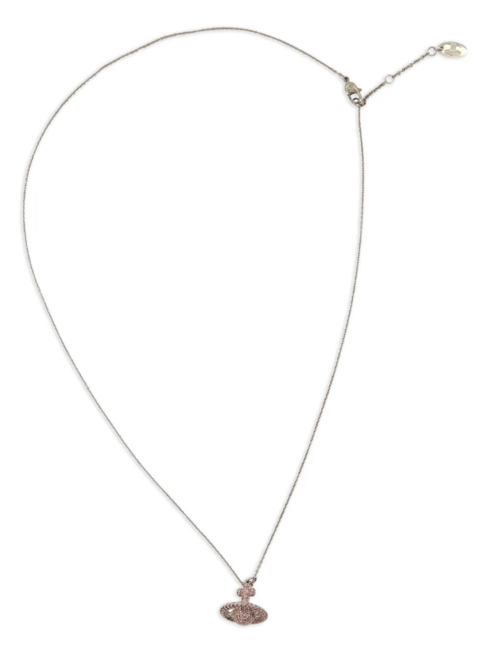 

Колье с подвеской Orb и кристаллами Vivienne Westwood, серебяный