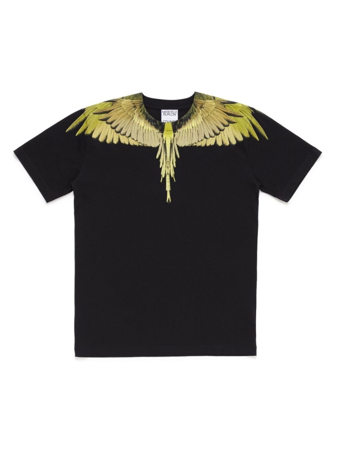 

Marcelo Burlon County Of Milan Kids футболка с принтом Icon Wings, черный