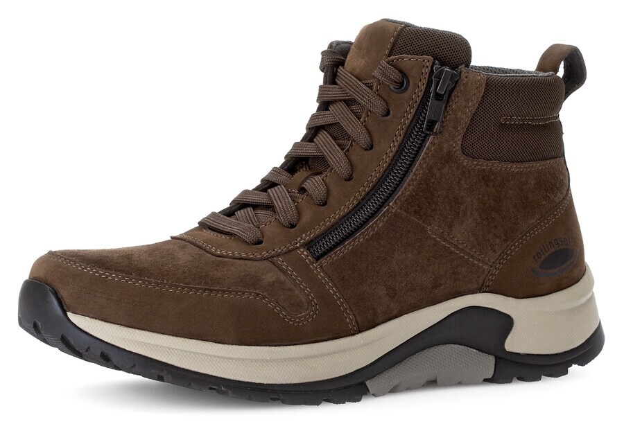 

Ботинки на шнуровке Gabor Rollingsoft Lace-Up Boots, цвет sepia/mocha