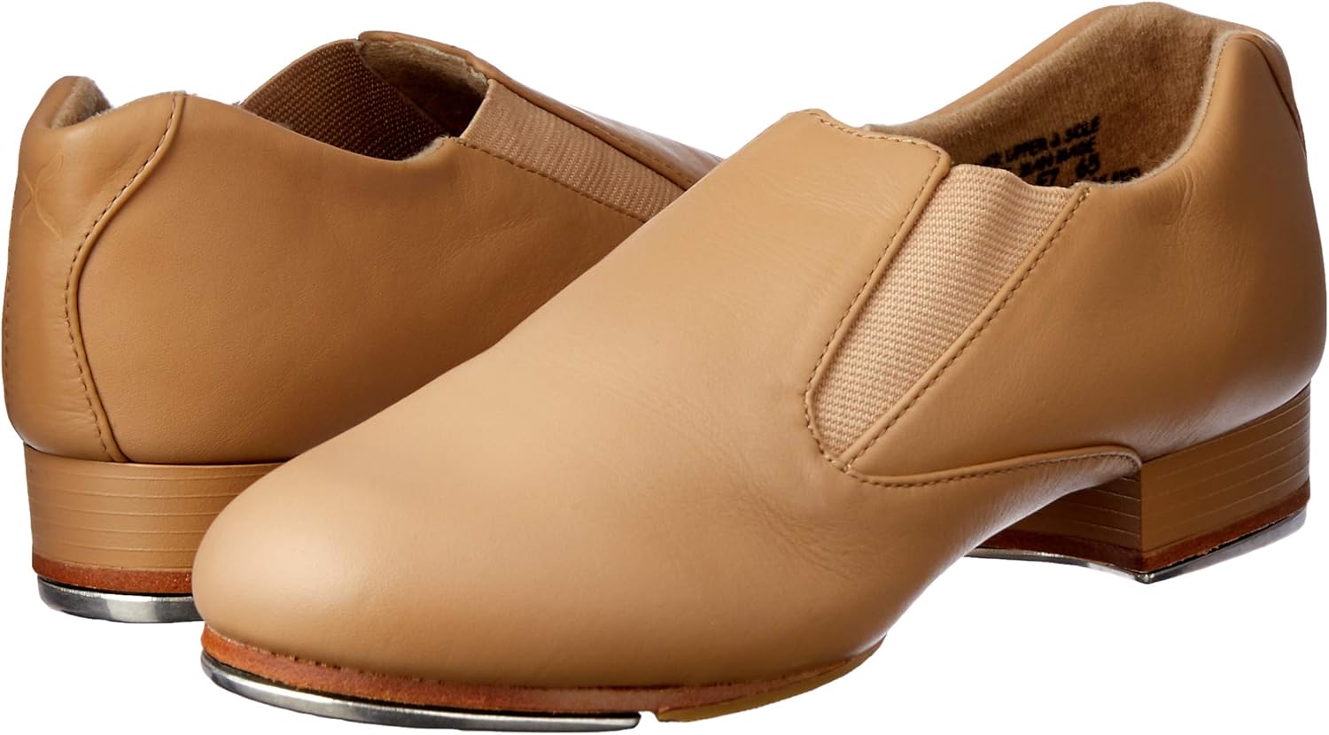 Унисекс взрослый тап для степа Capezio Riff слипоны, Caramel — фото 4