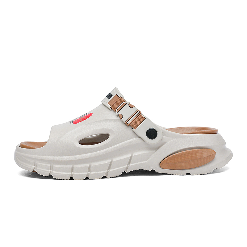 

NANJIREN Пляжные сандалии мужские бежево-коричневые, цвет Beige Brown