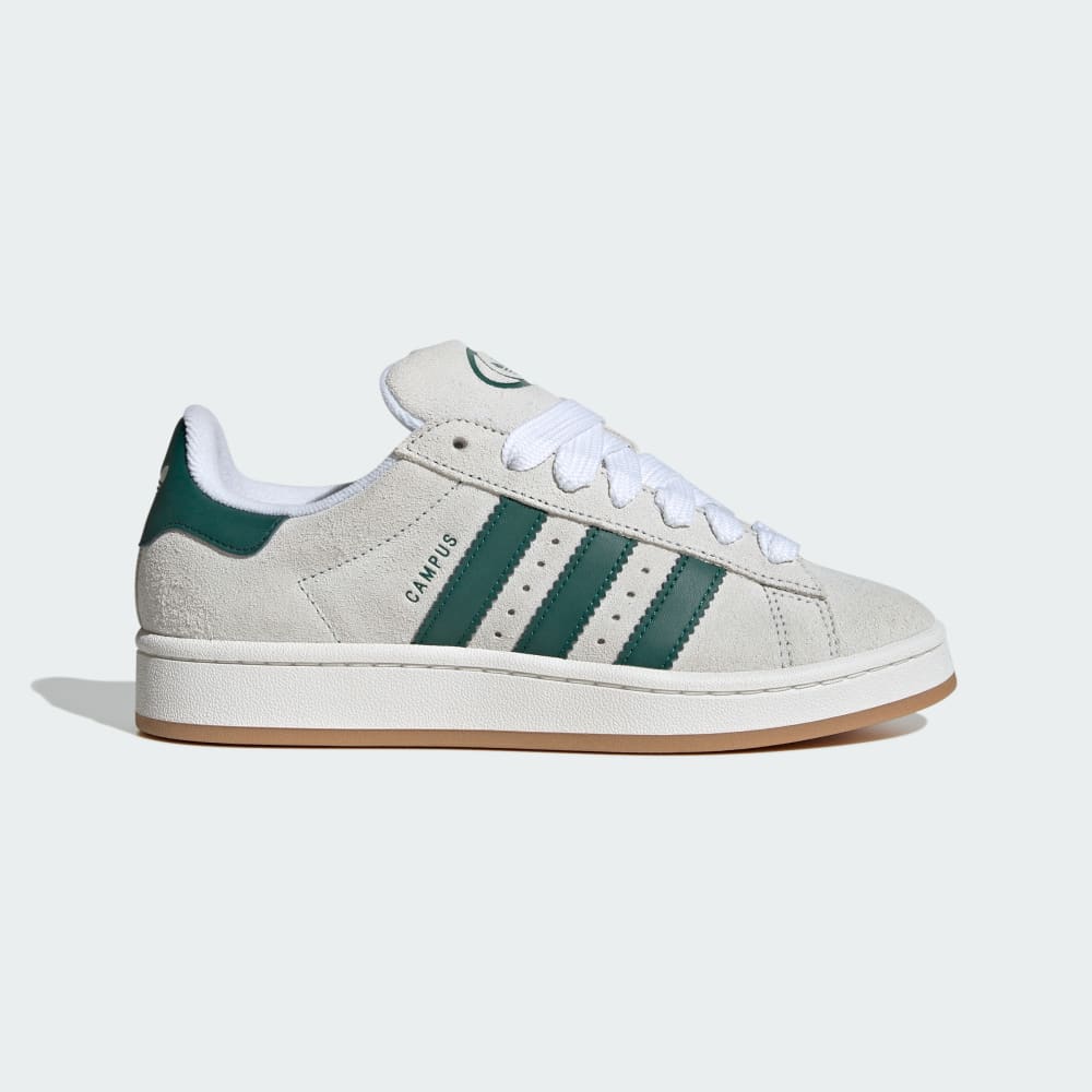 Кроссовки Adidas Campus 00s Shoes, цвет Crystal White/Core White/Collegiate Green