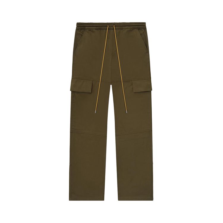 

Брюки Rhude Plateau Cargo Pant Dark Olive, зеленый