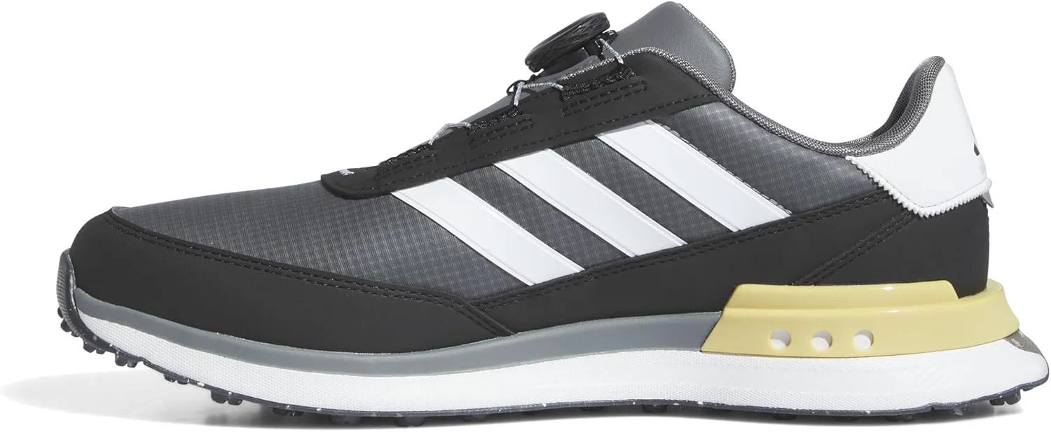 Мужские гольф-туфли Adidas S2g Spikeless Boa 24, серый/белый/черный — фото 3