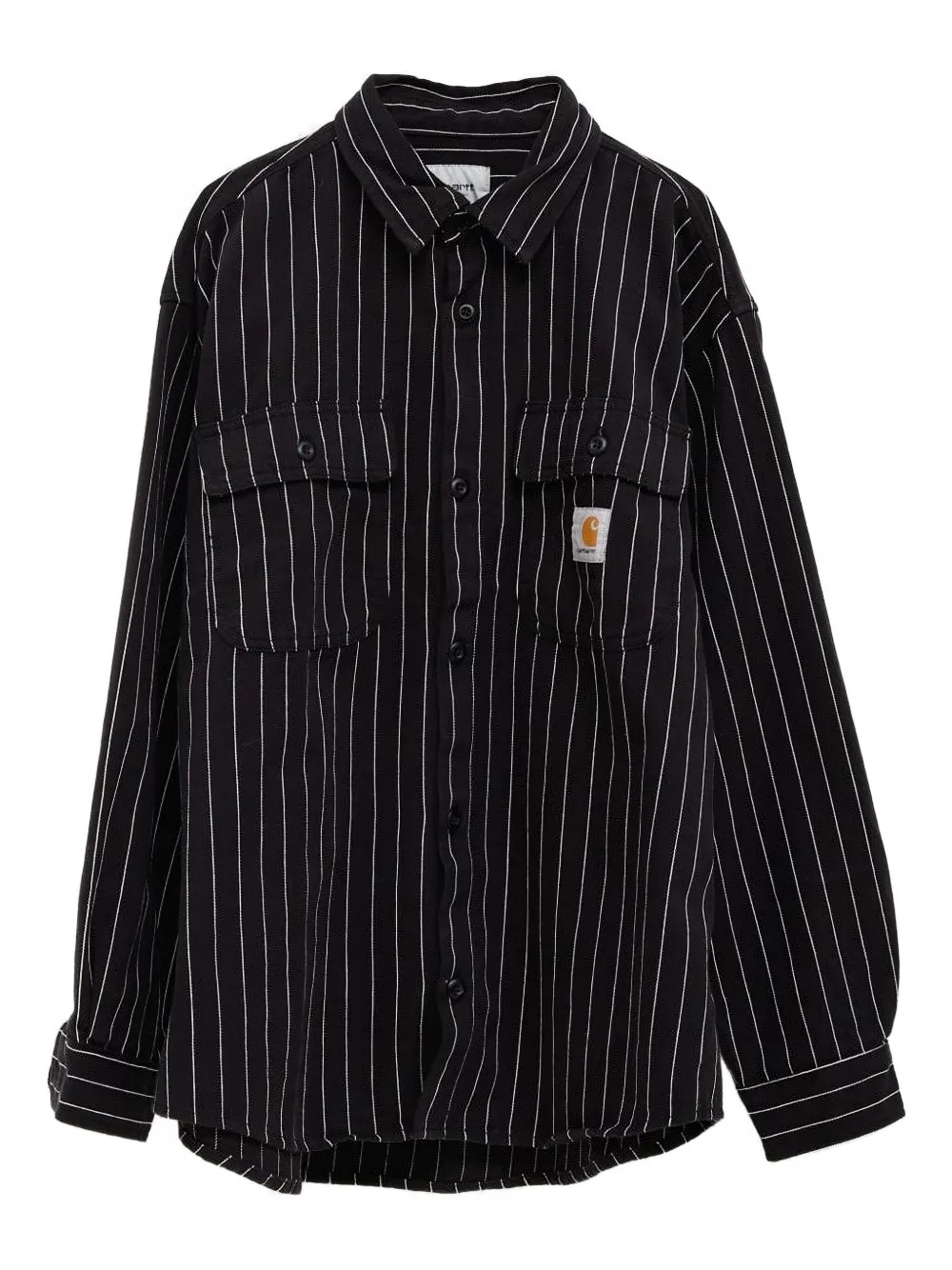 

Хлопковая рубашка в полоску Hendry CARHARTT WIP, черный