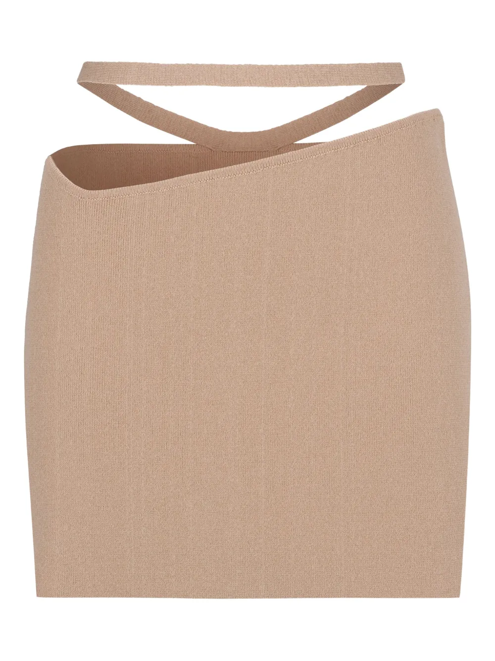 

Мини-юбка с поясом ANDREĀDAMO, нейтральный